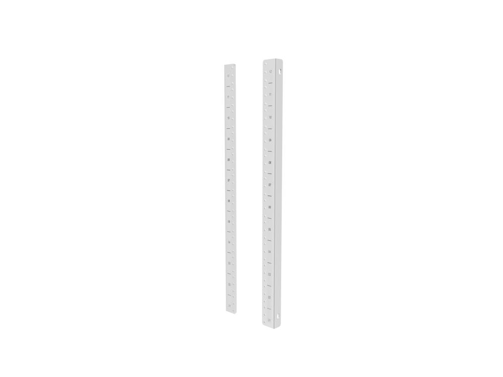 Wall Mount Cabinet, 18RU Rear Rail Kit, White