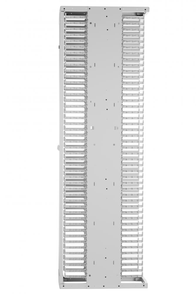 PE2V Vertical Dual-Sided Manager, 1 Door, 45RU,