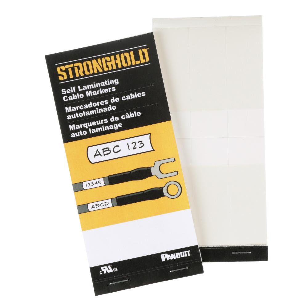 StrongHold PSCB-3YELY Write-On Cable Marker Book