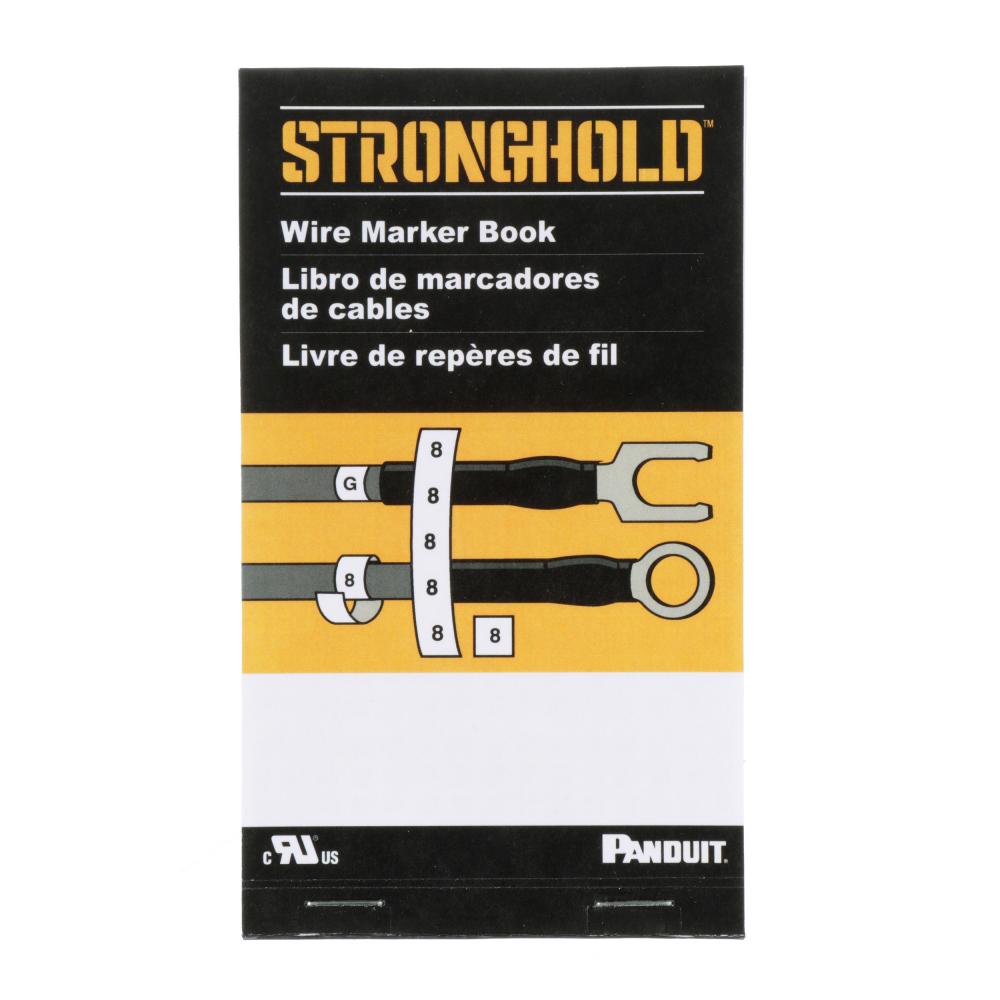 StrongHold™ PCMB-1 Pre-Printed Wire Marker Boo