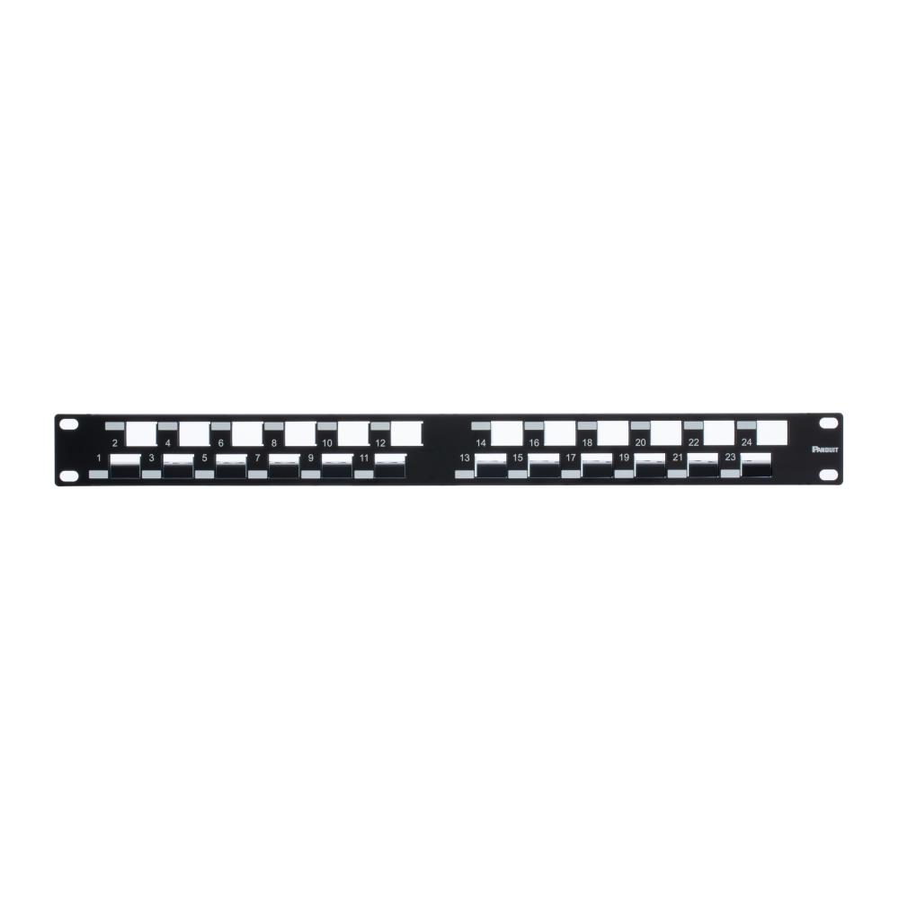 Keystone Patch Panel, 24-Port, All-Metal w 15°