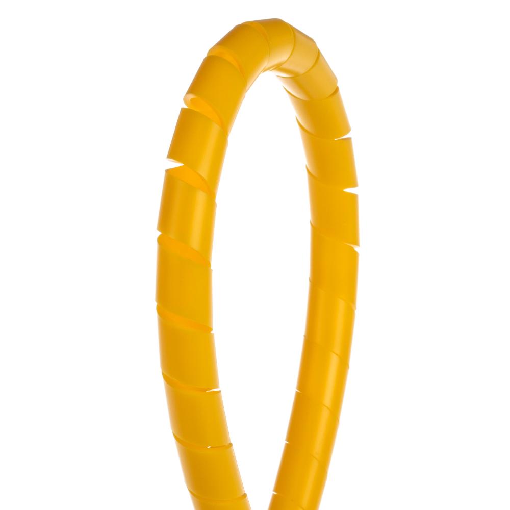 T50F-TL4Y Spiral Wrap, Yellow, PE, 0.375&#34; Mi