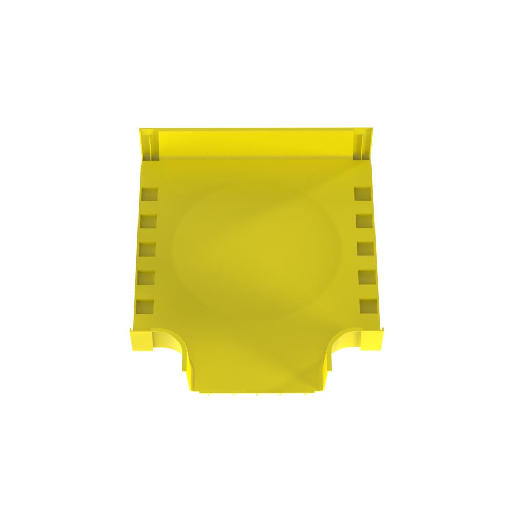 FiberRunner® Horizontal Tee, 90°, 24x4, Yellow