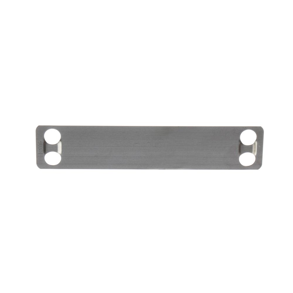 MMP350-M316 Marker Plate and Tag, 316 SS, Silver