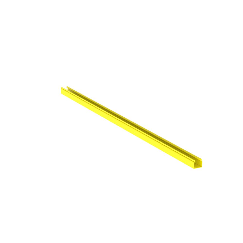 FiberRunner® Hinged Channel, 2x2, Yellow