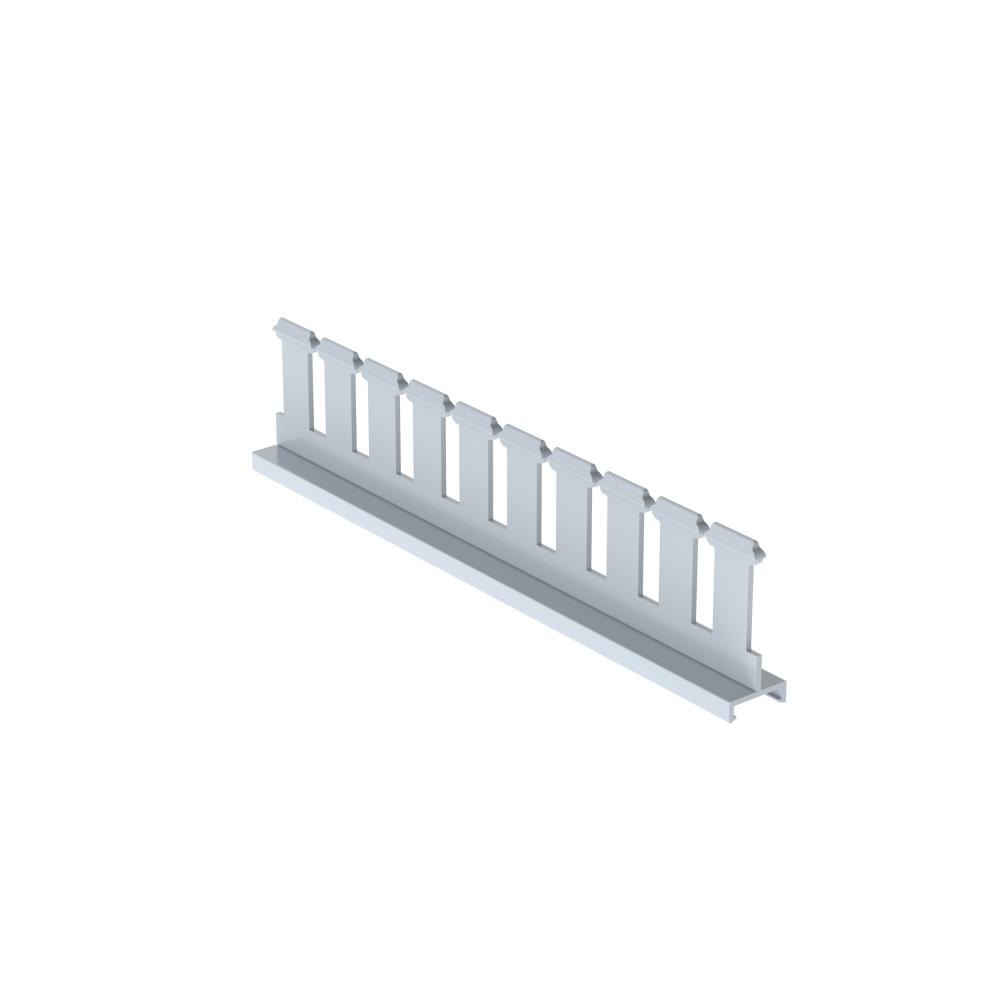 Panduct® SD2H6 Divider Wall, Lt Gray, PVC, 1.79