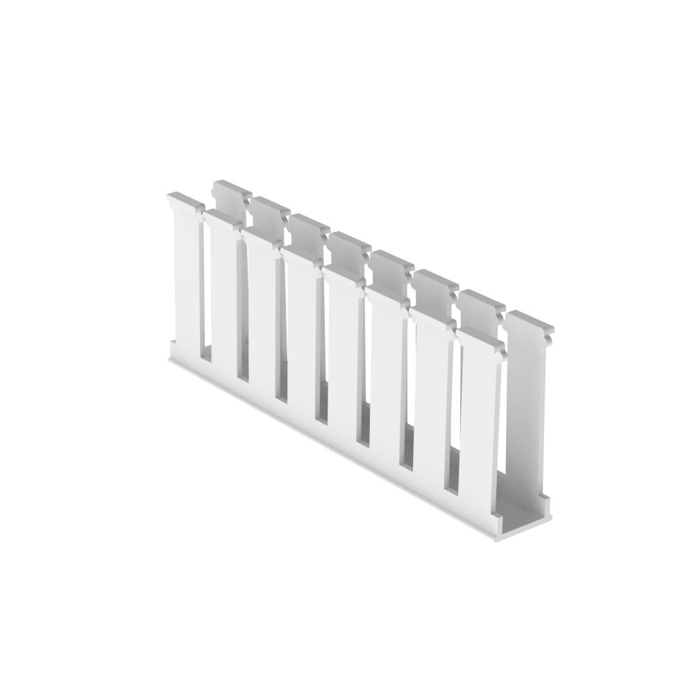 Panduct® NE1X4WH6 Wide Slot Duct, White, Hal-Fr