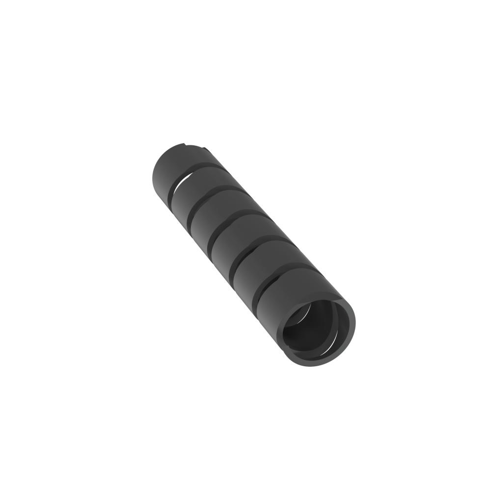 T50P-C0 Spiral Wrap, Black, UV PP, 0.375&#34; Mi