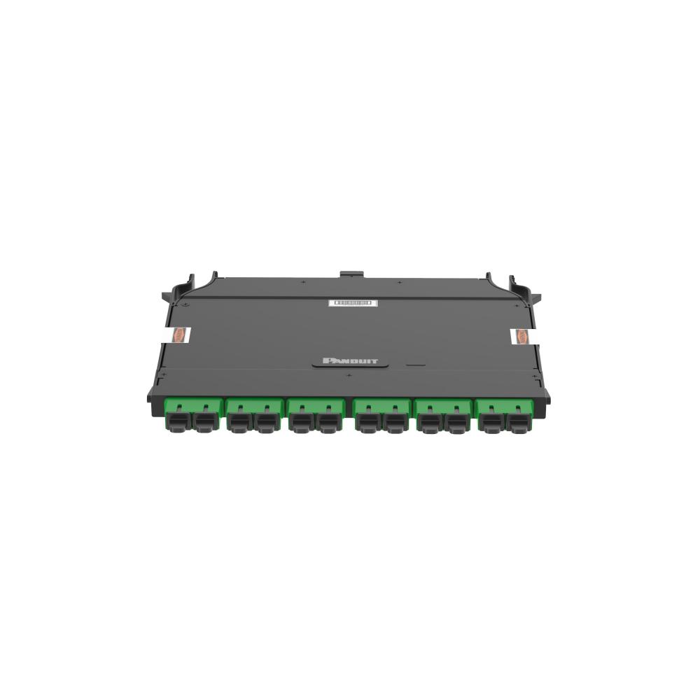 HD Flex™ MPO-SC/APC Fiber Cassette OS2, 12 Fib