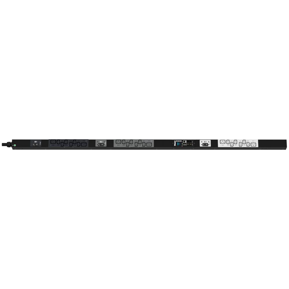 MPO PDU, 30AMP, 208V, (18)C13, (6)C19, NEMA L21-