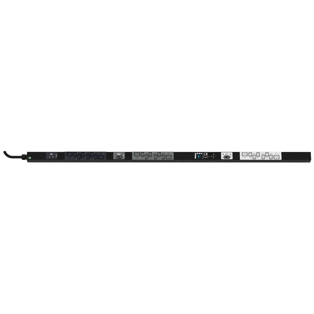 MS PDU, 30AMP, 208V, (18)C13, (6)C19, NEMA L15-3