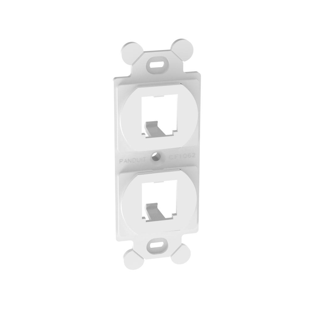 Mini Com Duplex adapter, 2 port, White