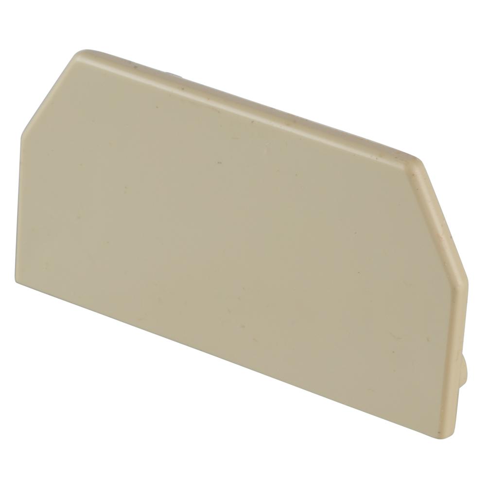 Surface Raceway, T-45 End Cap, Electric Ivory