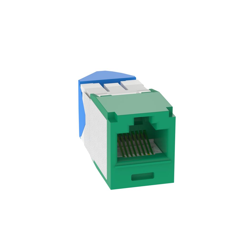 Mini-Com® UTP RJ45 Cat 6A Left/Right TG Jack Mo