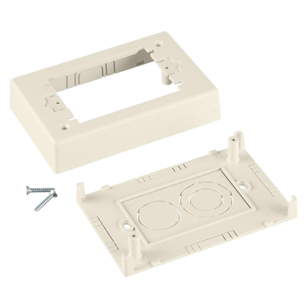 Surface Raceway, Pwr Rated Junct. Box, S/G 2-pc,