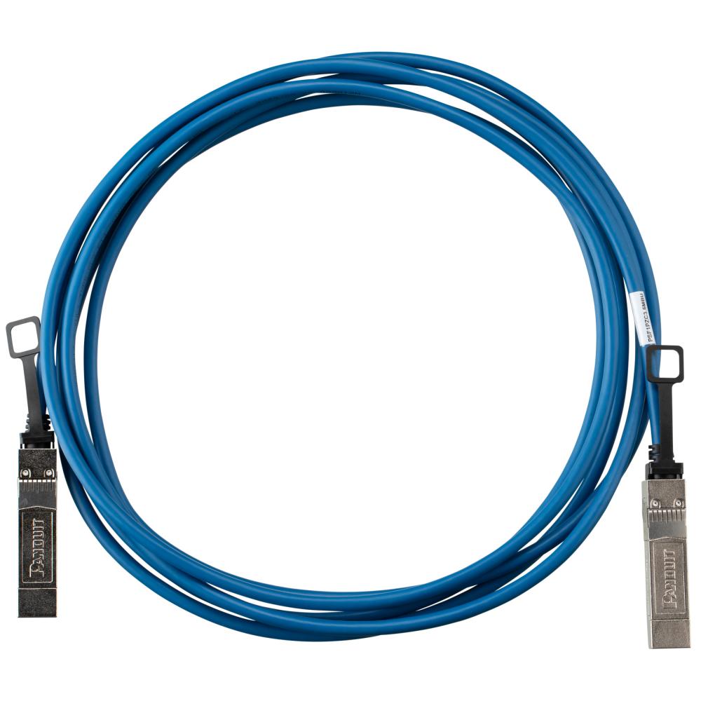 10G SFP+ DAC Assembly, 26AWG, 3.5M, Blue