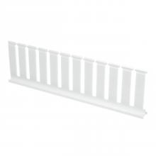 Panduit SD4HWH6 - Panduct® SD4HWH6 Divider Wall, White, PVC, 3.53