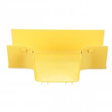 Panduit FRT6X4LYL - FiberRunner® Horizontal Tee, 6x4, Yellow