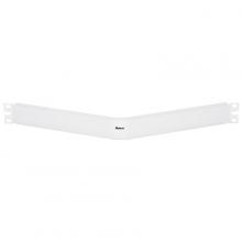 Panduit CPAF1WH - Filler Panel, Angled, 1 RU, White