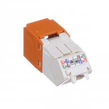 Panduit CJUD688TGOR - Mini-Com® UTP RJ45 Cat 6 Up/Down TG Jack Module