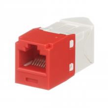 Panduit CJLR688TGRD - Mini-Com® UTP RJ45 Cat 6 Left/Right TG Jack Mod