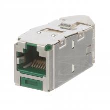 Panduit CJSLR688TGGRY - Mini-Com® STP RJ45 Cat 6 Left/Right TG Jack Mod