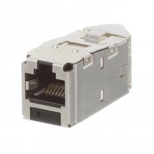 Panduit CJSLR6X88TGY - Mini-Com® STP RJ45 Cat 6A Left/Right TG Jack Mo