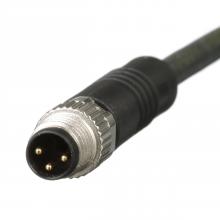 Panduit ICA3E13P2BL10M - IndustrialNet™ M8 Cordset, A-Code, Male