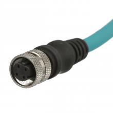 Panduit ICD35T1NTL0.5M - IndustrialNet™ M12 Cordset, Female to un