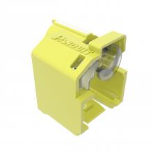 Panduit PSL-DCPLRE-YL - Recessed, Lock-In Devices, Yellow