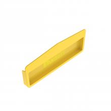 Panduit FREC12X4LYL - FiberRunner® End Cap, 12x4, Yellow
