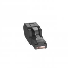 Panduit FPUD6X88MTG - RJ45, Cat 6A Angled UTP Field Term Plug, 22-26 A