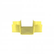 Panduit FRFWC6X4LYL - FiberRunner® 4-Way Cross Fitting, 6x4, Yellow