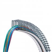 Panduit FL25X25LG-A - Panduct® FL25X25LG-A Flexible Duct, Lt Gray, PP