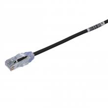 Panduit UTP28SP0.2MBL - Cat 6 28 AWG UTP Copper Patch Cord, 0.2 m, Black