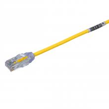 Panduit UTP28SP0.2MYL - Cat 6 28 AWG UTP Copper Patch Cord, 0.2 m, Yello