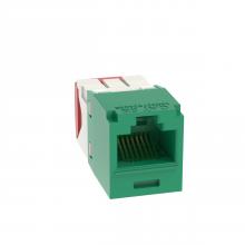 Panduit CJ5E88TGGR-24 - Mini-Com® UTP RJ45 Cat 5e TG Jack Module, Green