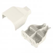 Panduit T45EEWH - Surface Raceway, T-45 Entrance End, White