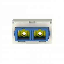 Panduit CMDBUSCZIW - Mini-Com® Blue SC Duplex, Singlemode, Internati