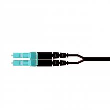 Panduit FS2EPLHLHNHM025 - Opti-Core® 2 Fiber, OM4+, Colored H-Aqua LC Dup
