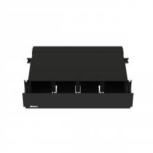 Panduit FRE2UBL - Opticom® Rack Mount Enclosure, Black, 2 RU, 8 F