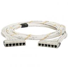 Panduit QHLXCLCLXX12M0 - QN Cable Assembly, Cat 6A, White Cable/B