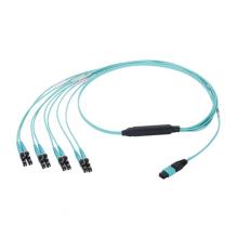 Panduit FX8HP5NLSQNM003 - OM3 8-fiber, harness, plenum, MPO female