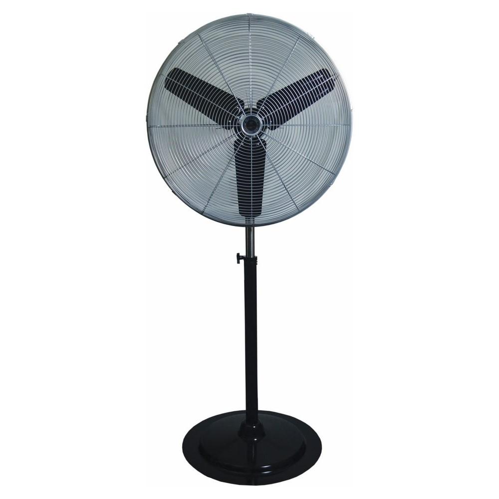 24&#34; Com Osc Circ, 1/4HP, 3 Spd, 120V,Ped