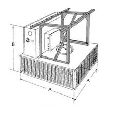 TPI A1601 - Downflow Htr Ceil Mtg Bkt 25-50KW Models