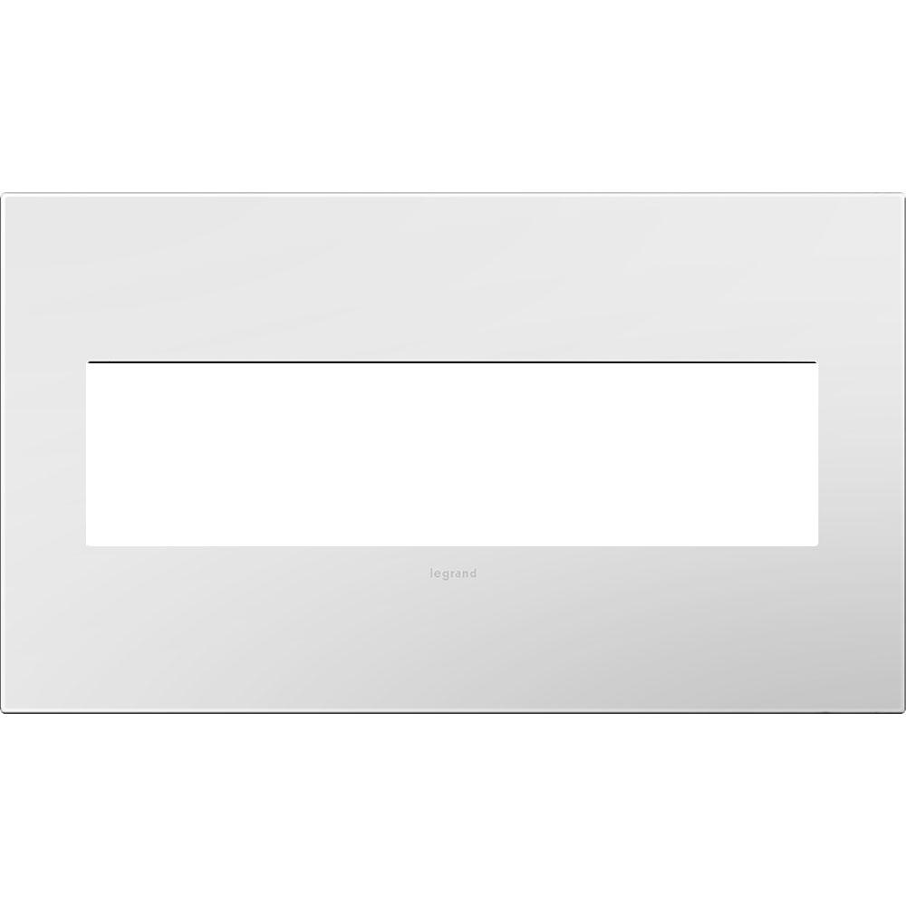 GLOSS WHITE - 4 GANG WALL PLATES