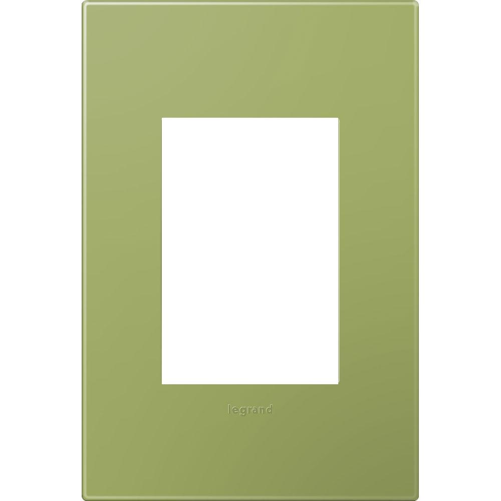 LICHEN GREEN- 1G/3MOD WALL PLATE