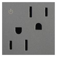 Legrand-adorne ARCD152M10 - 15A TR DUAL CONTROLLED OUTLET MAG