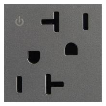 Legrand-adorne ARCD202M10 - 20A TR DUAL CONTROLLED OUTLET MAG