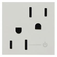 Legrand-adorne ARCH152W10 - 15A TR HALF CONTROLLED OUTLET WH